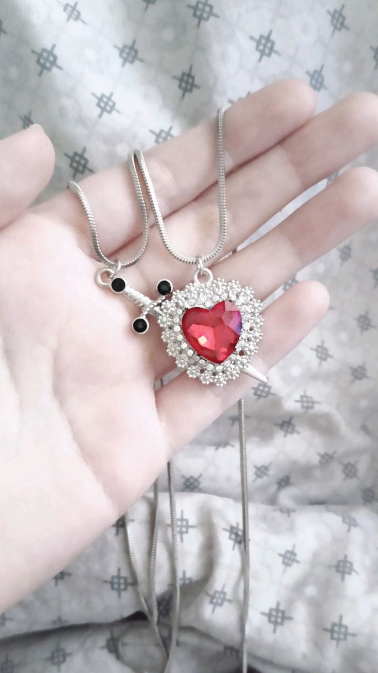 Bounded in blood necklace
