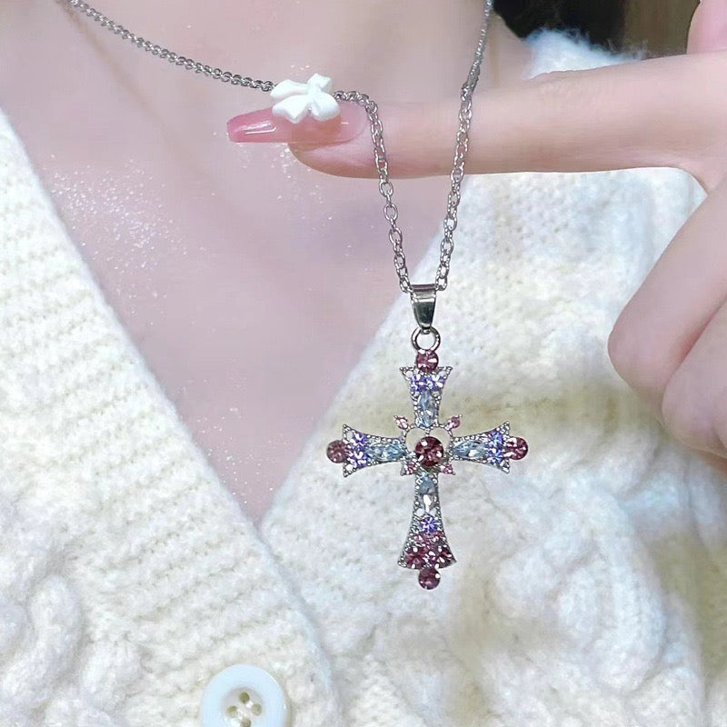 Alloy cross pendant