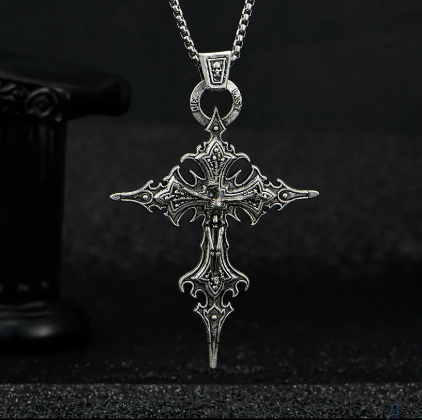 Gothic cross pendant
