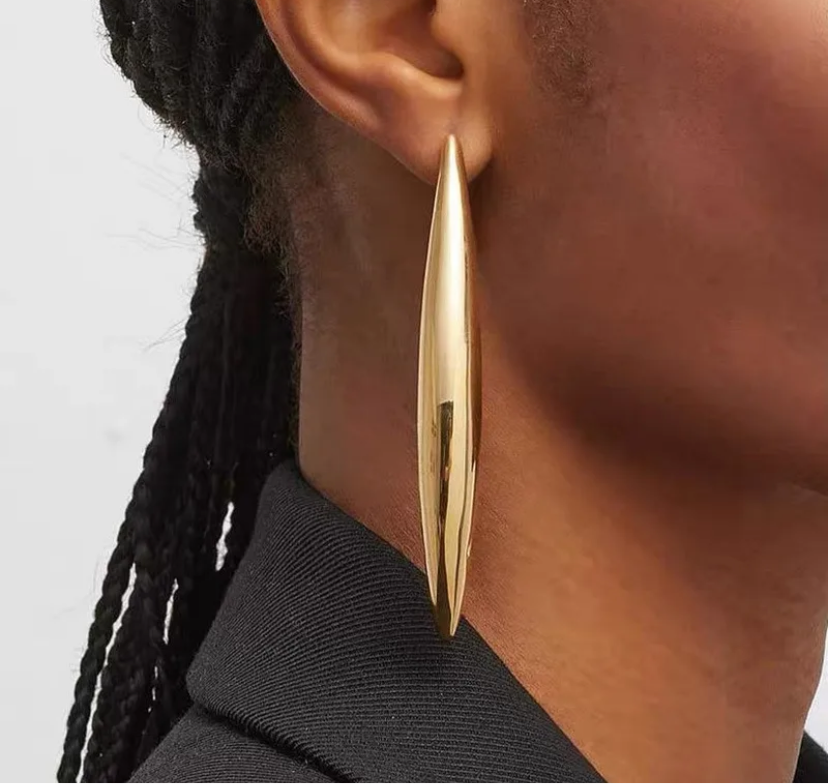 Exaggerated drop earrings