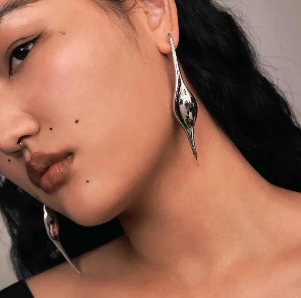 Y2k copper ear studs