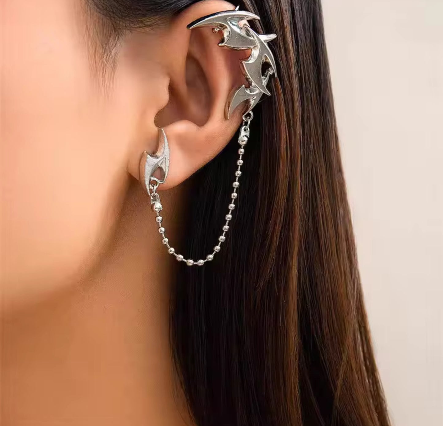 Y2k geometric earcuff