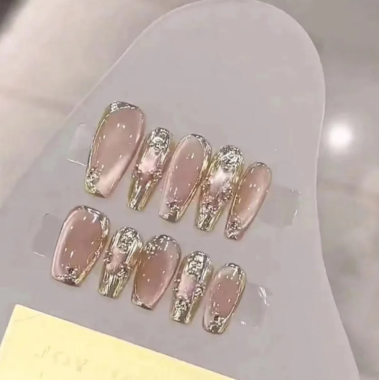 Magic mirror handmade nails