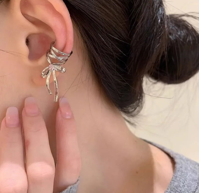 Twilight ribbon earcuffs
