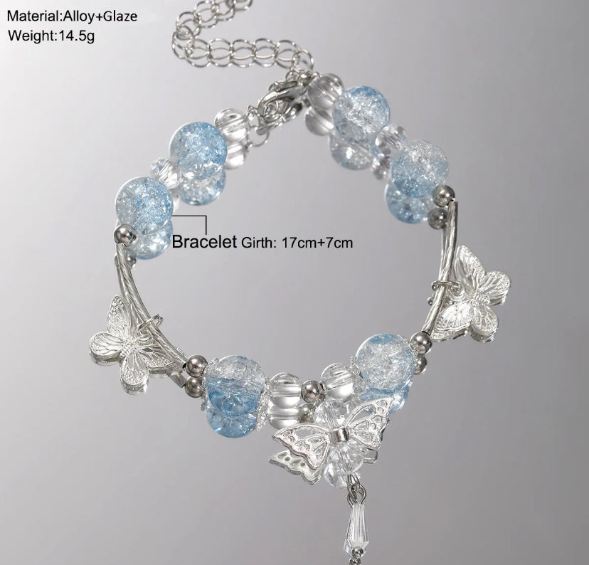 Geometric butterfly bracelet