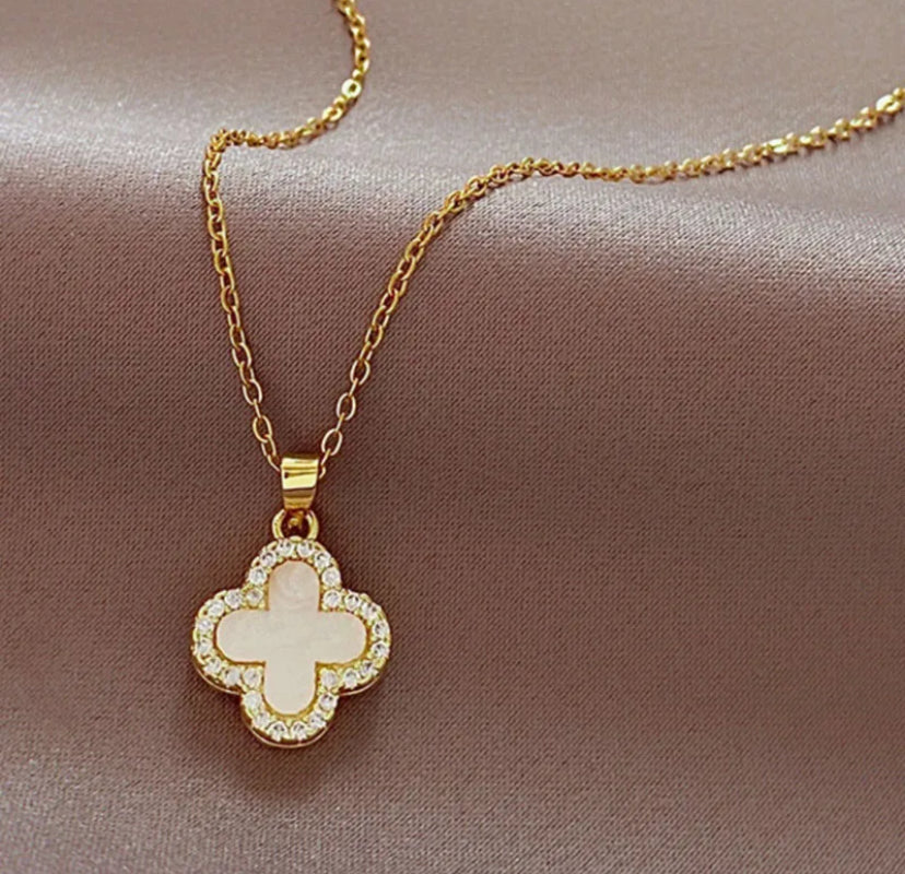 Four leaf clover pendant(silver)