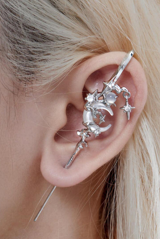 Moonlight ear cuff single