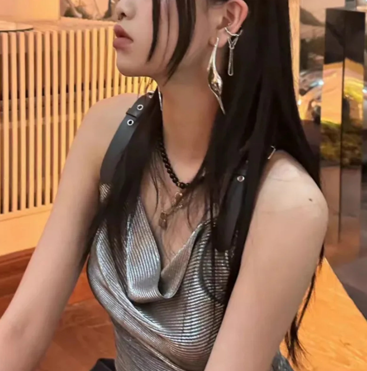 Y2k copper ear studs