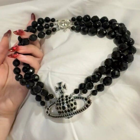 Astro goth necklace