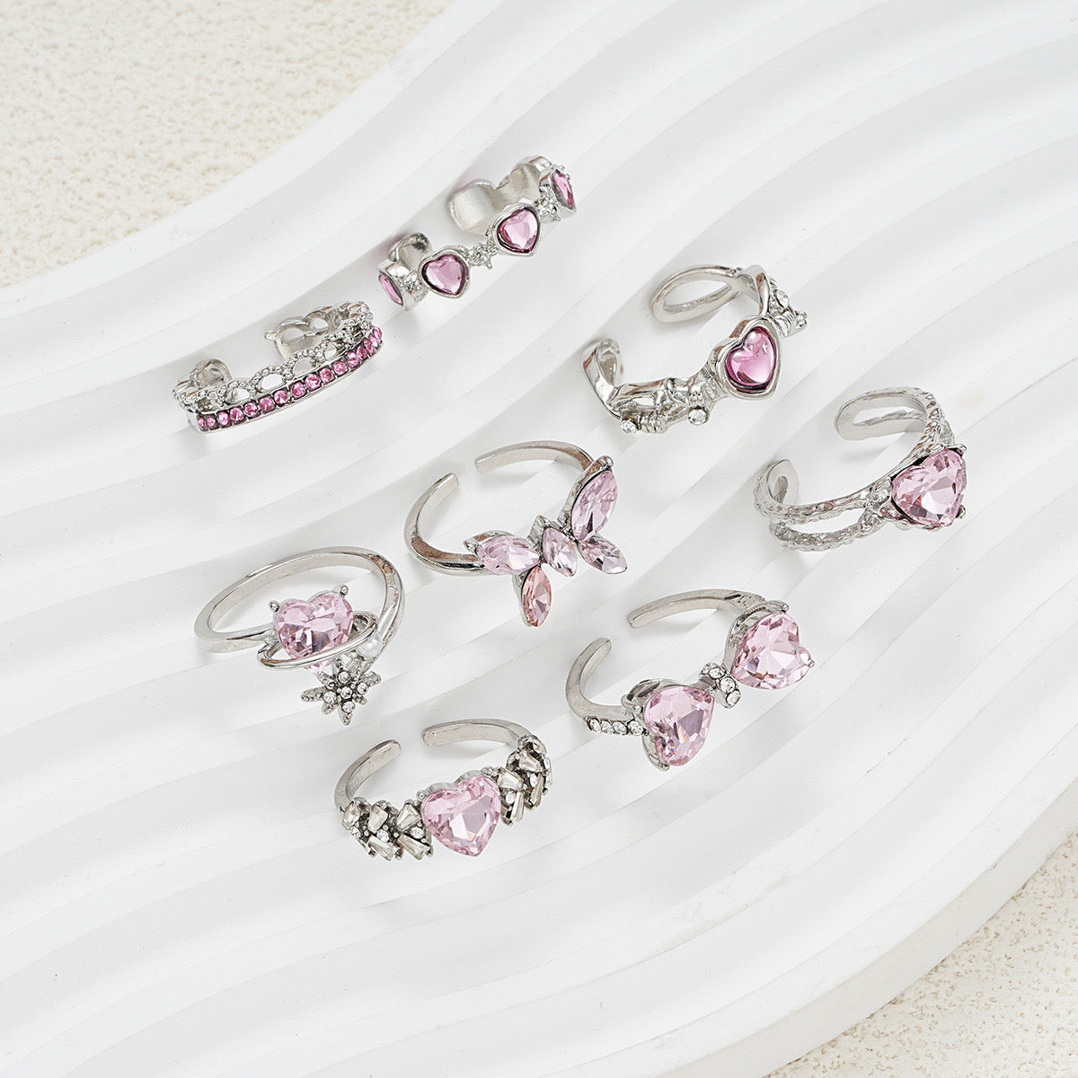 Coquette ring set