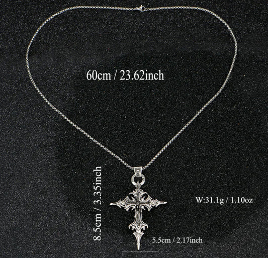 Gothic cross pendant