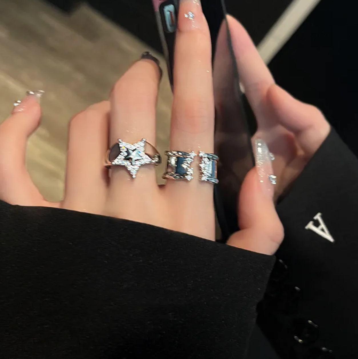 Y2k star rings