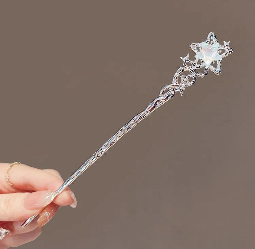Magic wand hair pin