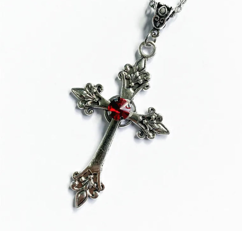 Gothic cross pendant