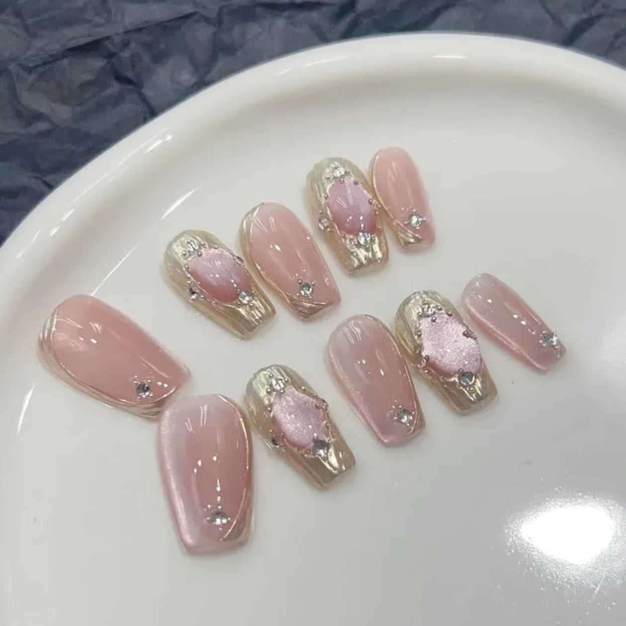 Magic mirror handmade nails