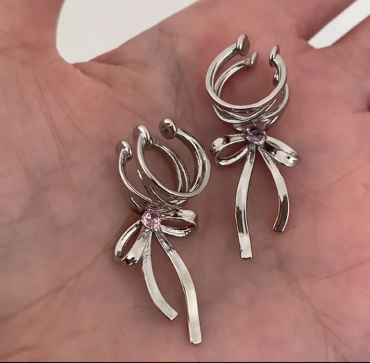 Twilight ribbon earcuffs