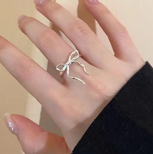Coquette bow ring
