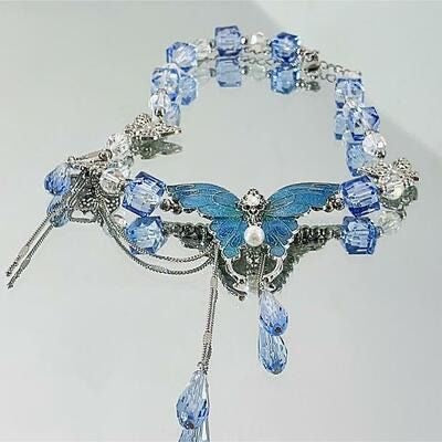 Frosted fairy necklace
