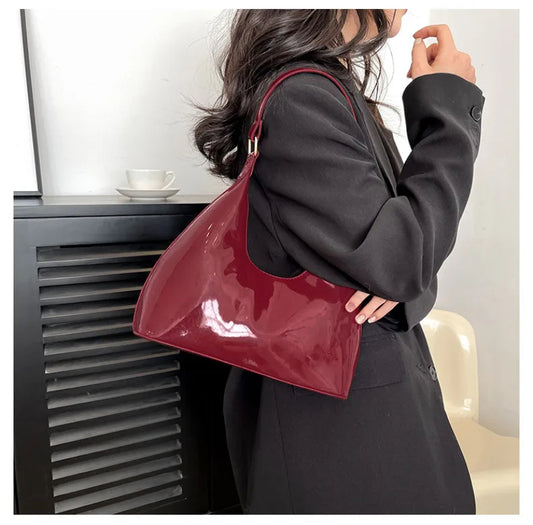 Cherry red handbag