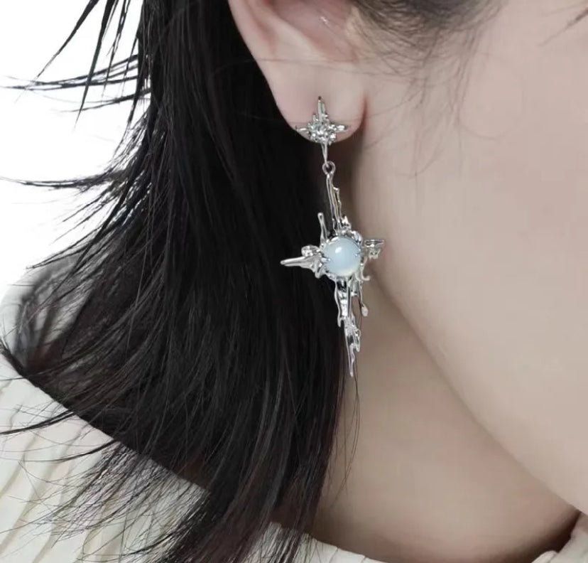 Y2k geometric earrings