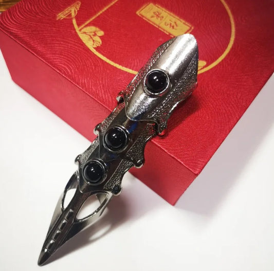 Gothic nail adjustable unisex ring