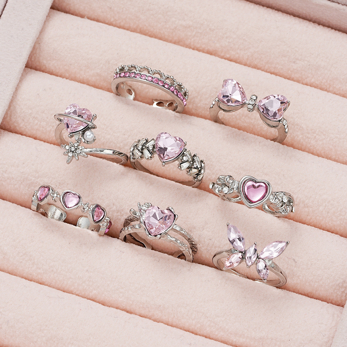 Coquette ring set