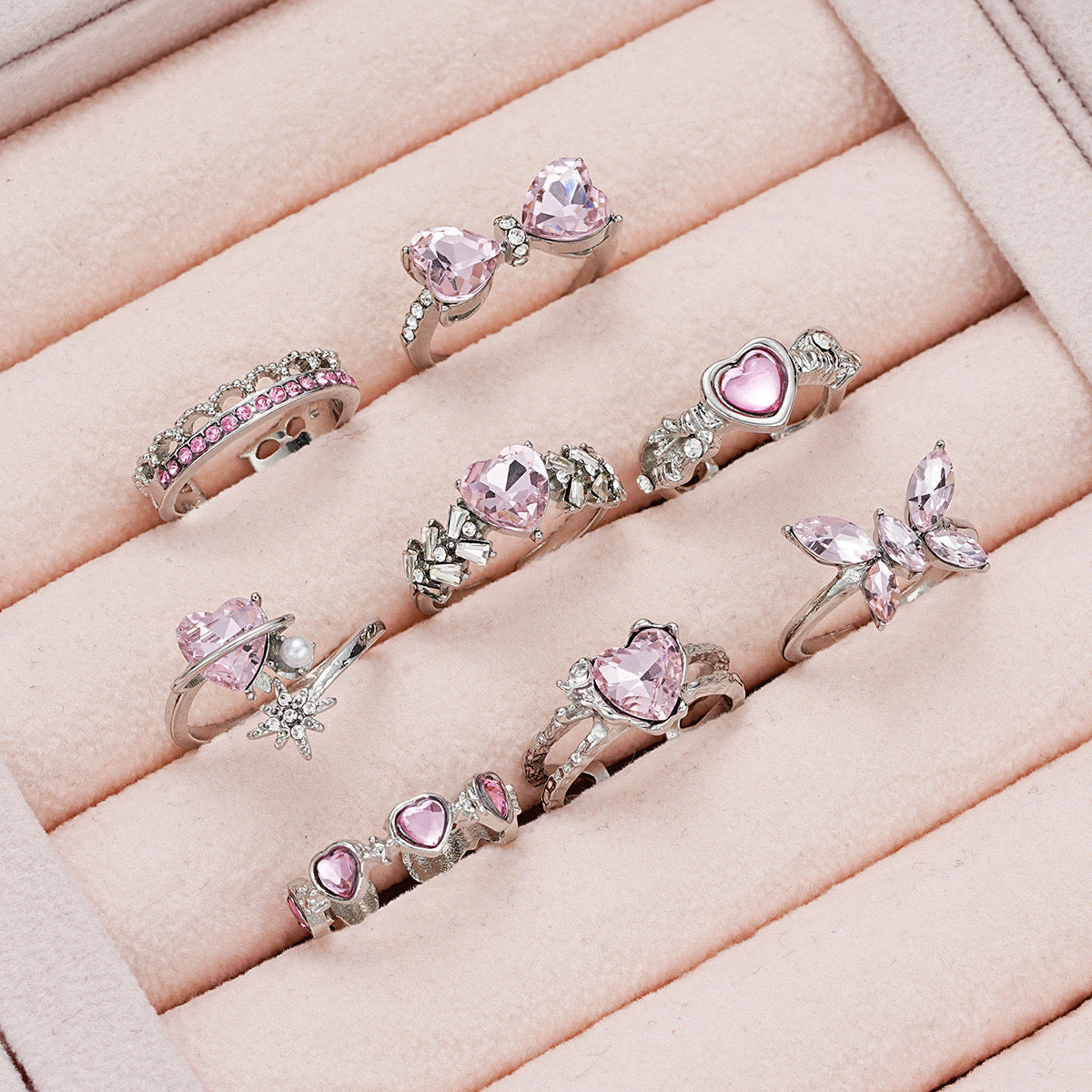 Coquette ring set