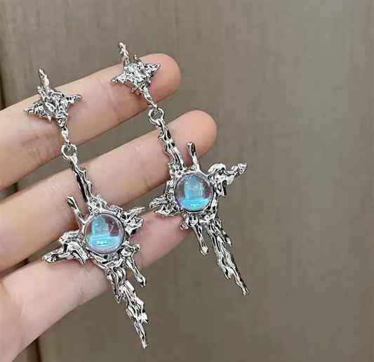 Y2k geometric earrings