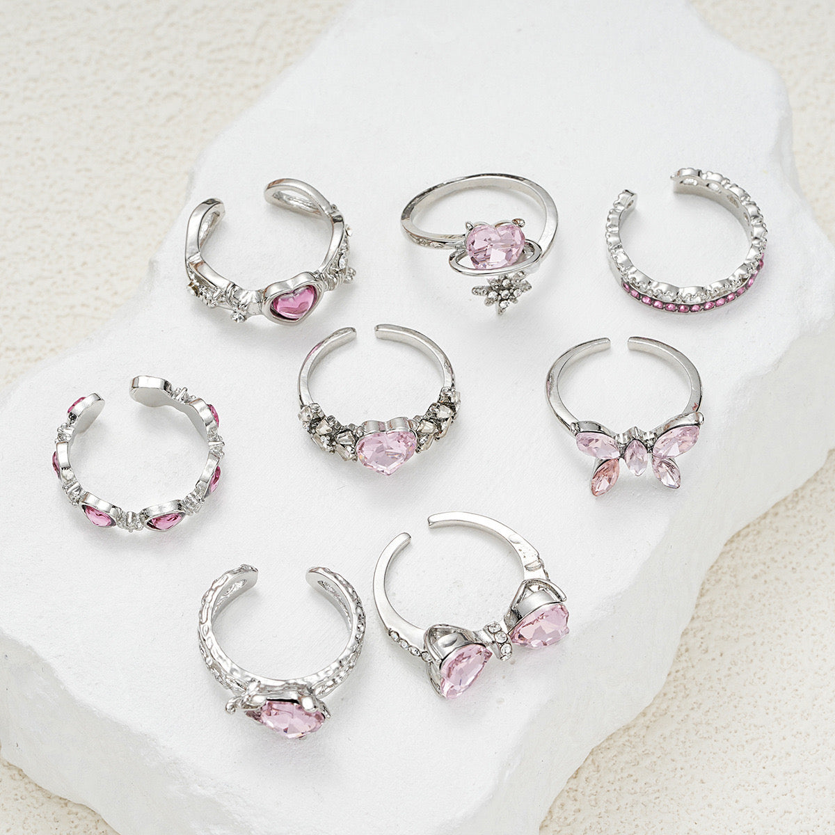 Coquette ring set