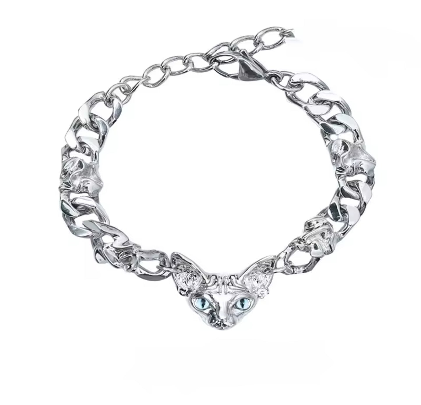 Cat eyed detailed y2k bracelet