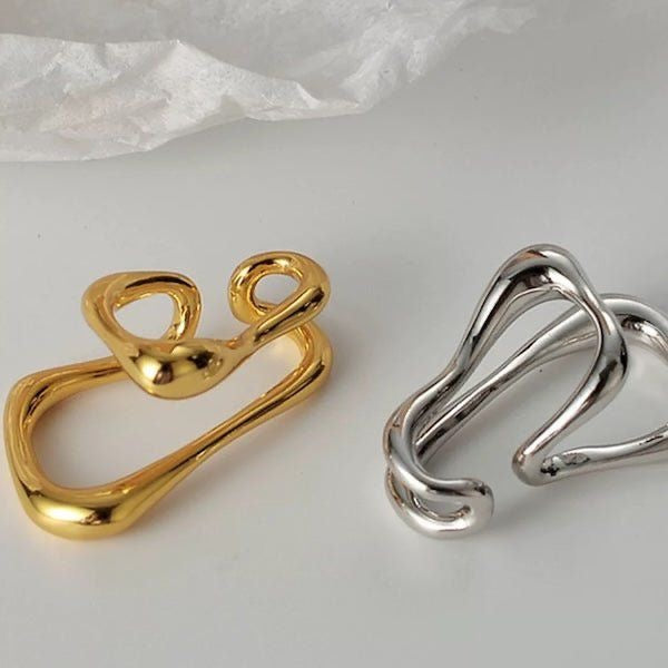 Geometric ear cuff unisex