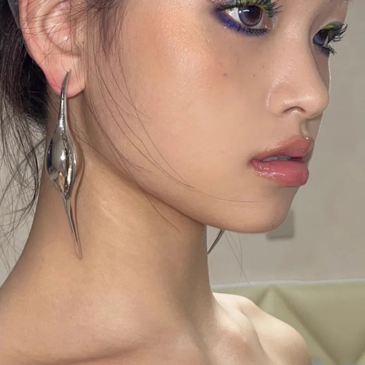 Y2k copper ear studs