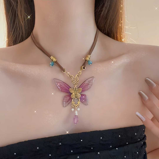 Fairy wings necklace