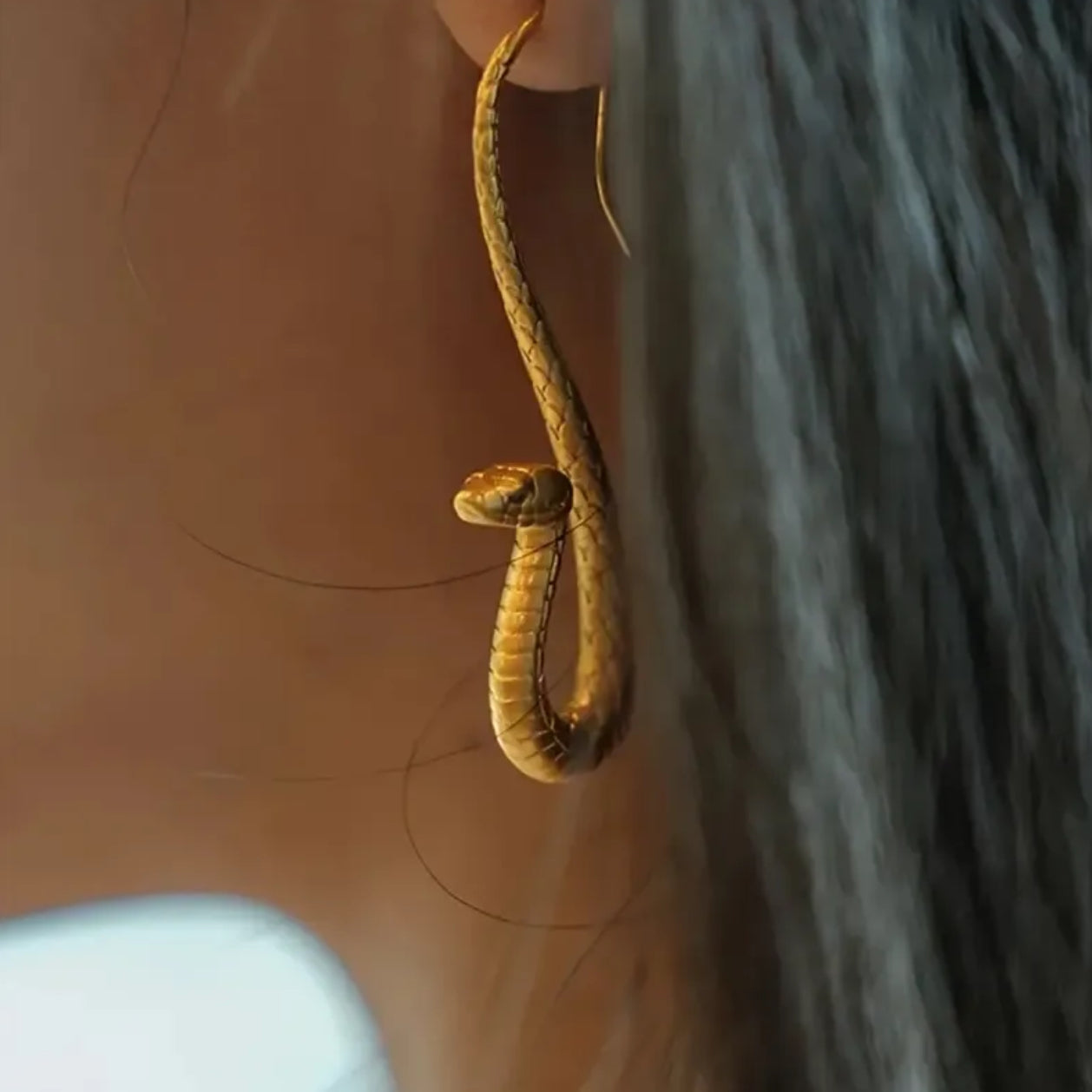Boa hancock snake earring