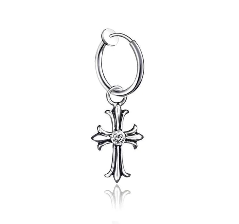 Cross detailed stud(single