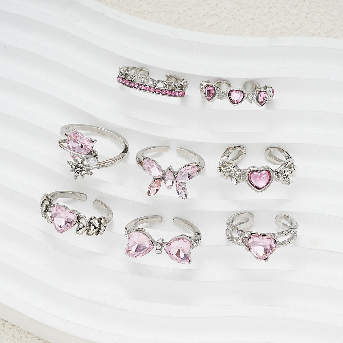 Coquette ring set