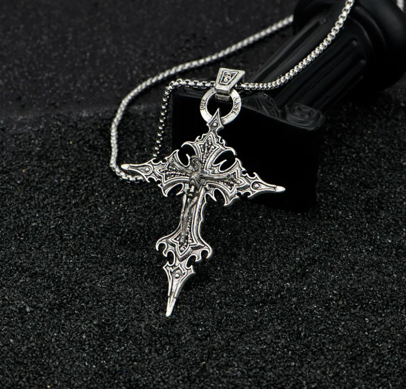 Gothic cross pendant
