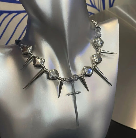 Gothic cross necklace