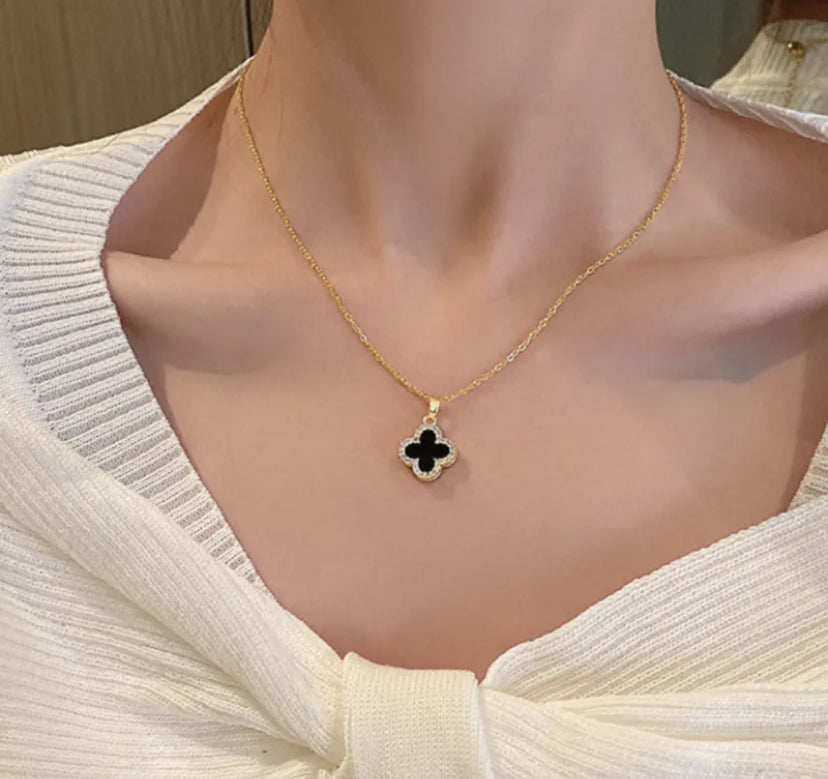 Four leaf clover pendant(silver)