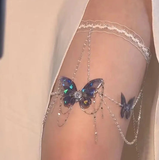 Fairytale thigh belt purple